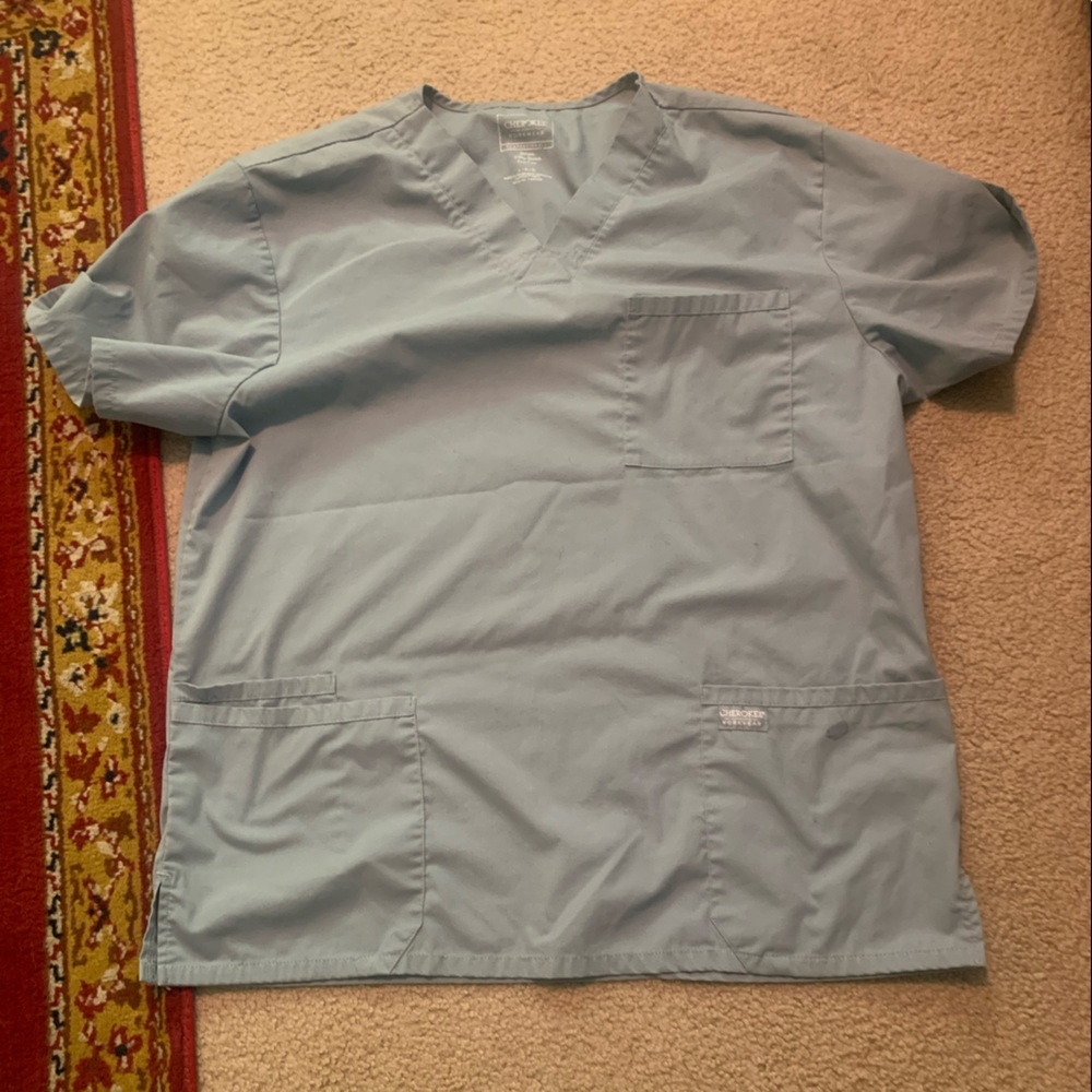Cherokee scrub set L light grey